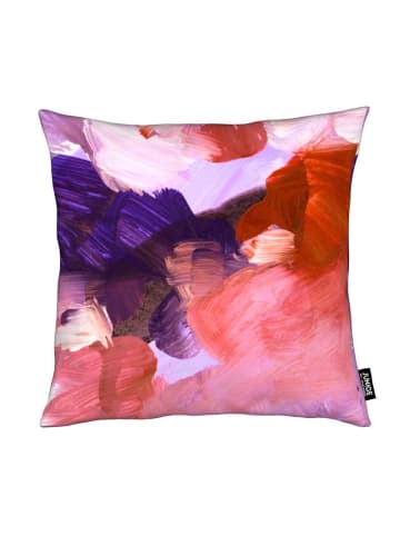 Juniqe Kissen "Abstract Painting V" in Rosa & Rot