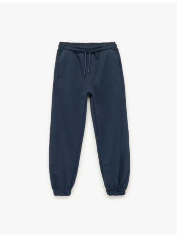 KOTON SWEAT BOTTOMS in Marineblau
