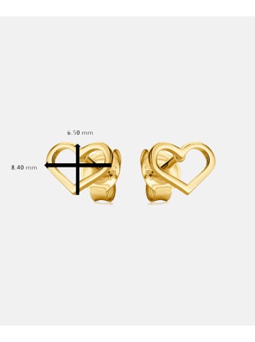 Diamant L'éternel Ohrringe aus 585 Gelbgold