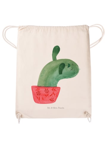 Mr. & Mrs. Panda Drawstring Bag Kaktus Mama ohne Spruch in Creme