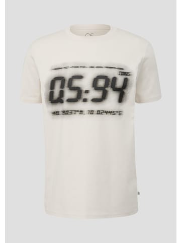 QS T-Shirt in 03D0_wollweiß