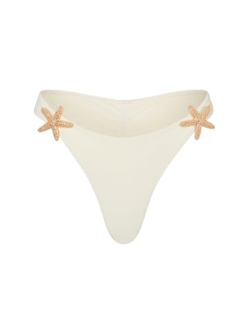 Moda Minx Bikinihose Starfish Fixed Brazilian Bikini Bottom in Coconut