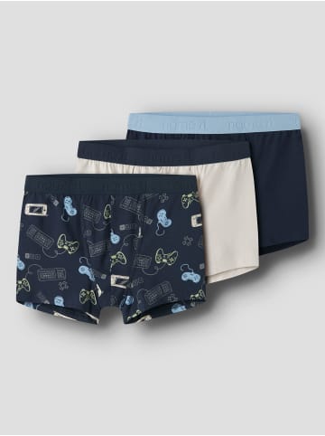 name it 3er Pack Boxershorts NKMBOXER 3P NAVY GAMER in Dunkelblau