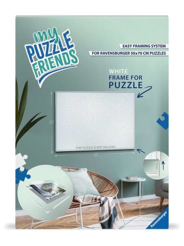 Ravensburger Ravensburger Puzzle-Rahmen, weiß in bunt