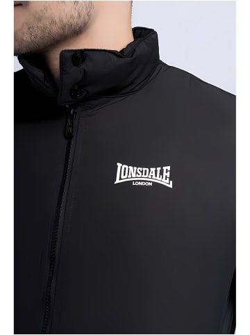 Lonsdale Winterjacke "Polgooth" in Schwarz