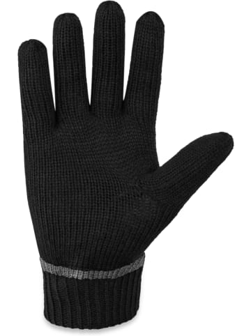 Normani Outdoor Sports Woll-Strick-Fingerhandschuhe mit 3M Thinsulate™ (40 g) Edmonton in Schwarz