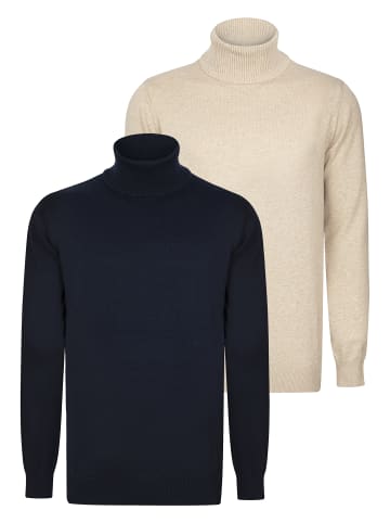 Felix Hardy Pullover Set in Navy-Beige