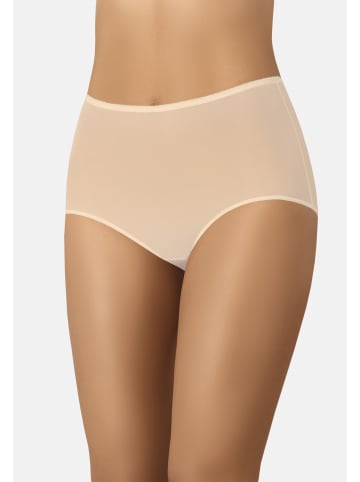 Teyli Hohe Taille Mesh Slip Retro in beige