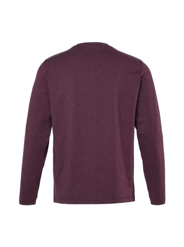 Men Plus Kurzarm T-Shirt in dunkle pflaume