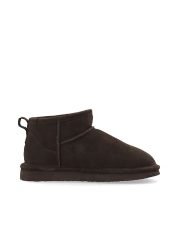 Bianco Wildlederstiefelette in DarkBrown