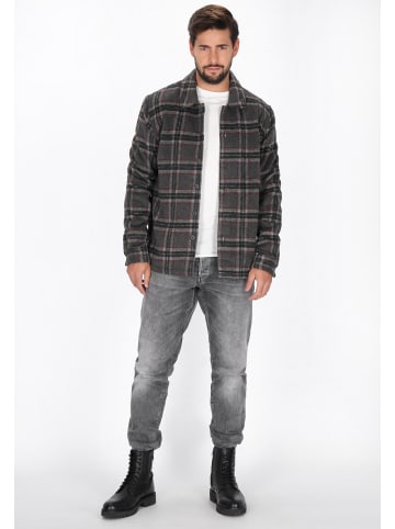 DreiMaster Men Shirt in grey multicolor