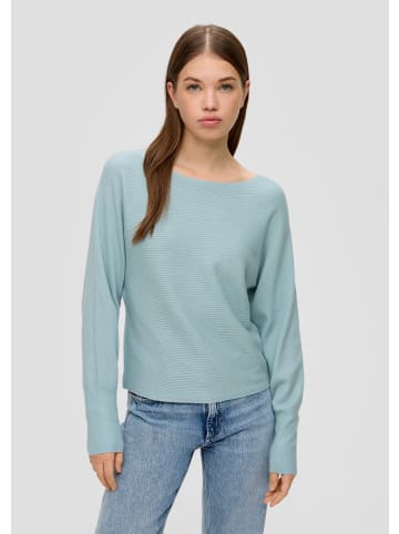 QS Strickpullover in 6103_helles türkis