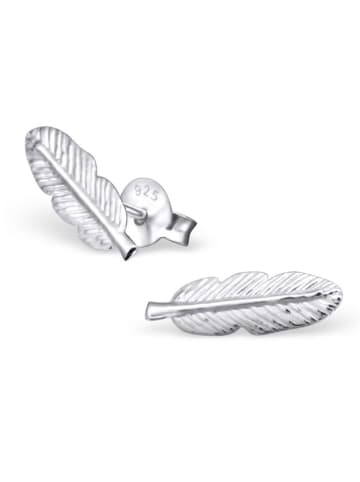 Bungsa Ohrstecker in Silber