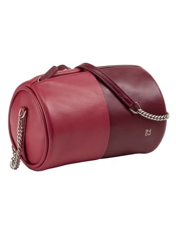 DuDu Abigail Umhängetasche Leder 19.5 cm in burgundy