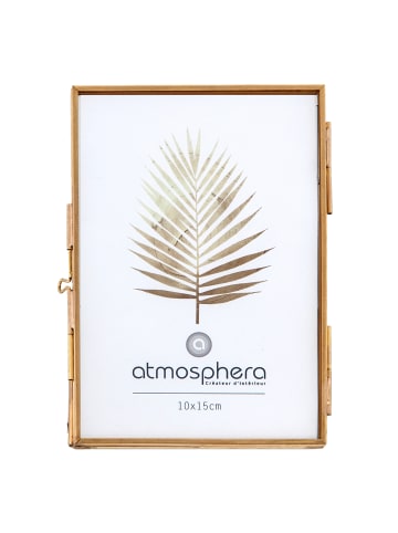 Atmosphera Créateur d'intérieur Bilderrahmen, minimalistisch in Gold, (B) 5,5 x (H) 14,6 x (L) 11,4 cm