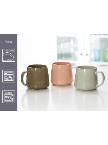 Ritzenhoff & Breker 6er Set Kaffeebecher Luna in Bunt – 380 ml in bunt