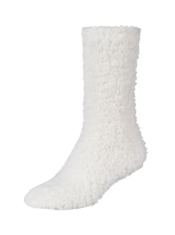 camano Socken cosy fuzzy 3er Pack egret