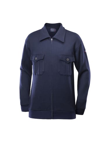 DEVOLD BLAATROIE WOOL JACKET in Marine