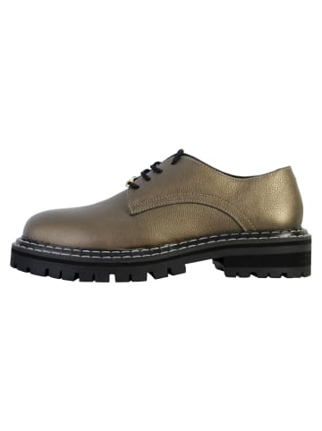Les Tropéziennes par M Belarbi Rakel-Derby-Schuhe aus Leder Braun