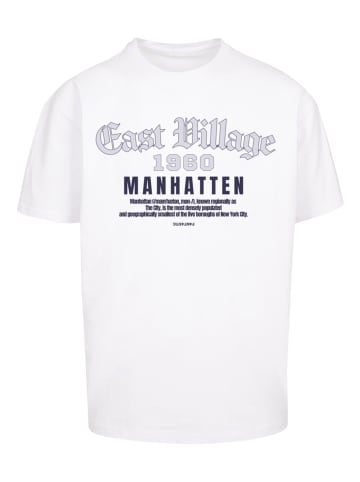 F4NT4STIC T-Shirt East Village Manhatten OVERSIZE TEE in weiß
