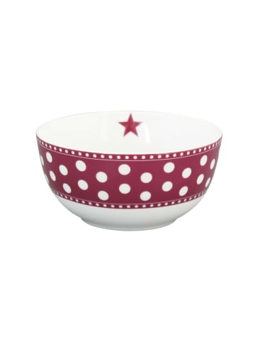 Krasilnikoff Schale Happy Bowl PUNKTE Pflaume