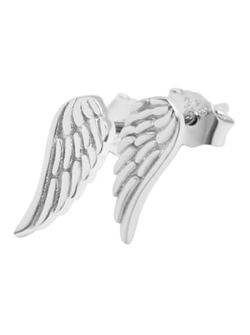Adeliás Damen Ohrringe – Ohrstecker Flügel aus 925 Silber in silber