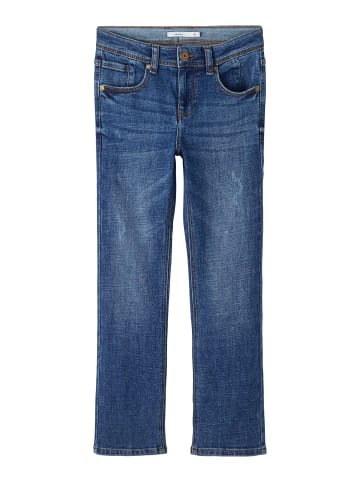 name it Straight-fit Jeans in dark blue denim