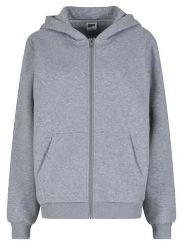 Urban Classics Urban Classics Ladies Fluffy Zip Cardigan in lightasphalt