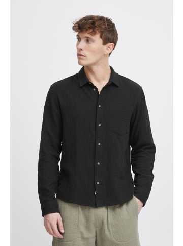 !SOLID Langarmhemd SDIain LS in Schwarz
