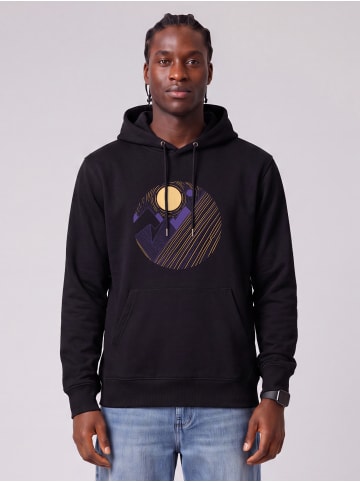 wat? Apparel Sweatshirt Geometric Landscape 3 in Schwarz