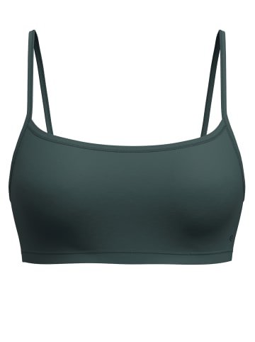 Calida Bustier in deep emerald green