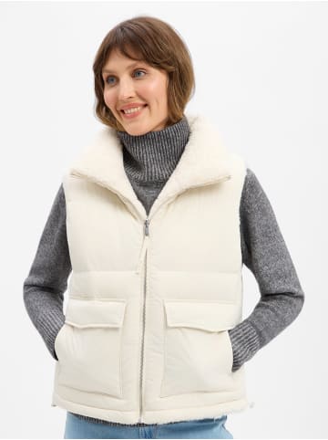 OPUS Weste Wendara in ecru - 0001