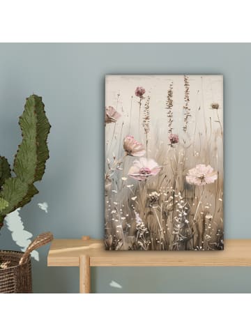 MuchoWow Leinwand bilder Blumenfeld (BxH)