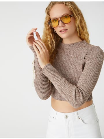 KOTON Sweater in Braun Melange