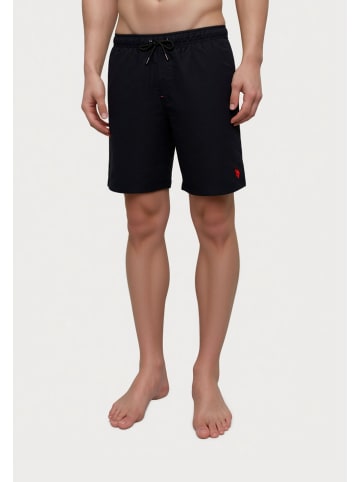 U.S. Polo Assn. Badeshorts 'Basic' in schwarz