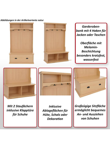 MCW Garderobe P27, Dunkelgrau