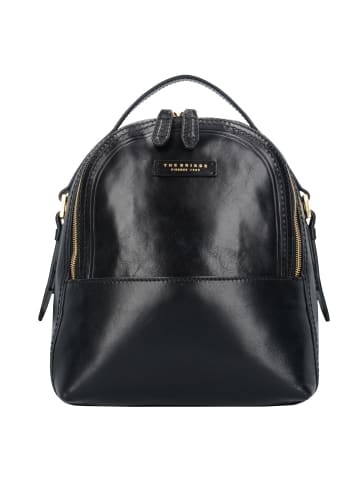 The Bridge Pearldistrict City Rucksack Leder 32 cm in nero oro