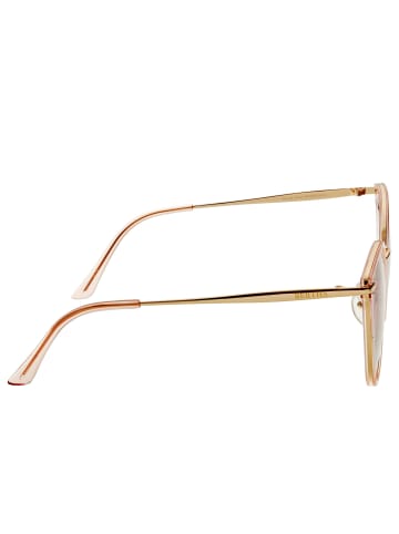 Bertha Polarisierte Sonnenbrille "Moon" in Gold/Pink