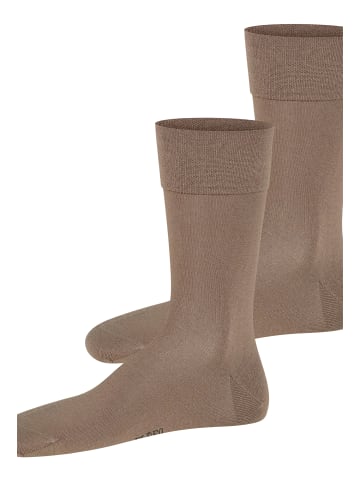 Elbeo Freizeitsocken 2er-Pack Sensitive Bamboo in Dark Taupe