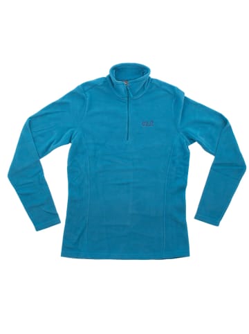 Jack Wolfskin Fleecepullover Half Zip Zero Waste Rebelita in Blau