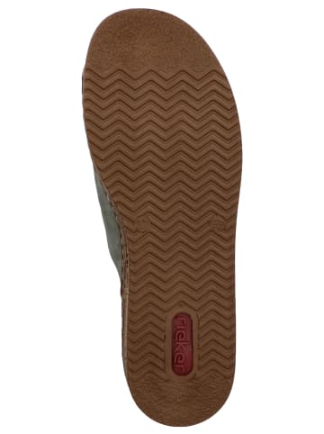 rieker Pantoletten Comfort in Grün