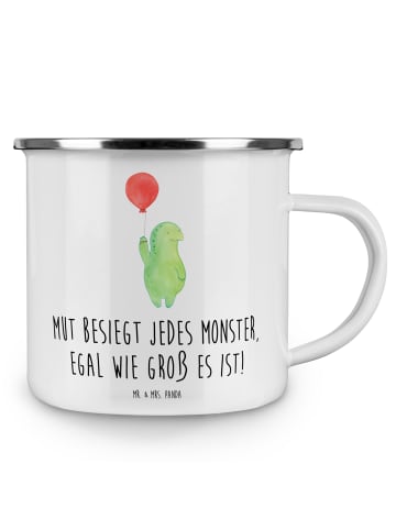 Mr. & Mrs. Panda Teetasse Ängste vor Monstern besiegen mit Spruch in Weiß