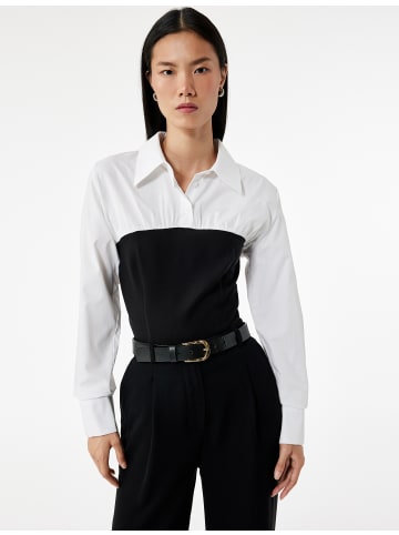 KOTON SHIRTS LS in Weiß