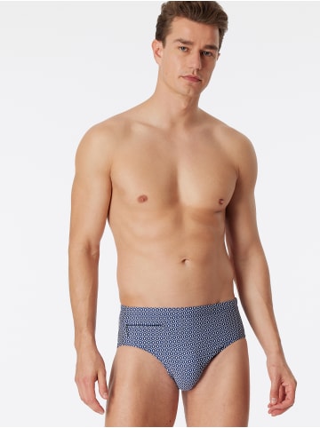 Schiesser Badehose Classic Swim in navy, petrol