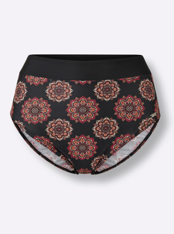 WITT WEIDEN Bikini-Slip in schwarz-rot-bedruckt