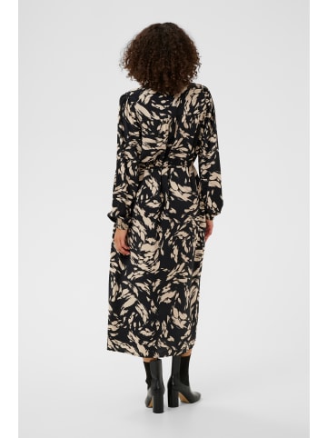 Kaffe Kleid KAulla A-shape in Black Gray Graphic