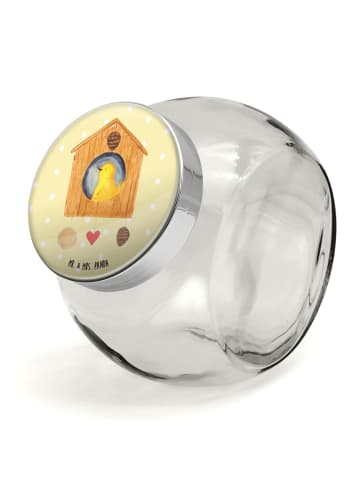 Mr. & Mrs. Panda Kaffeedose Vogelhaus Home ohne Spruch in Gelb Pastell