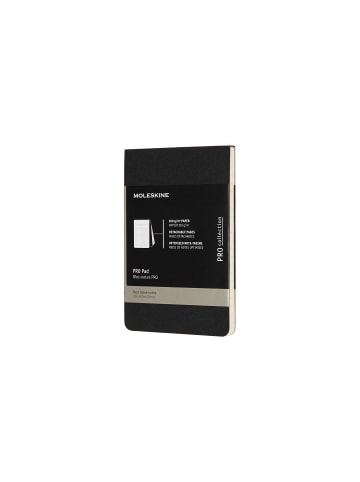 Moleskine Block, Kartoneinband, Liniert in Schwarz