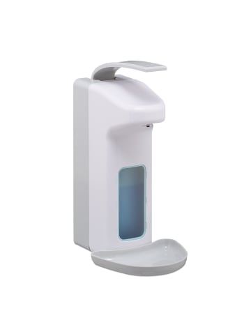 relaxdays 2x Eurospender in Weiß - 1000 ml