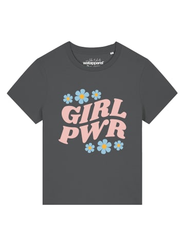 wat? Apparel T-Shirt Girl power in Grau
